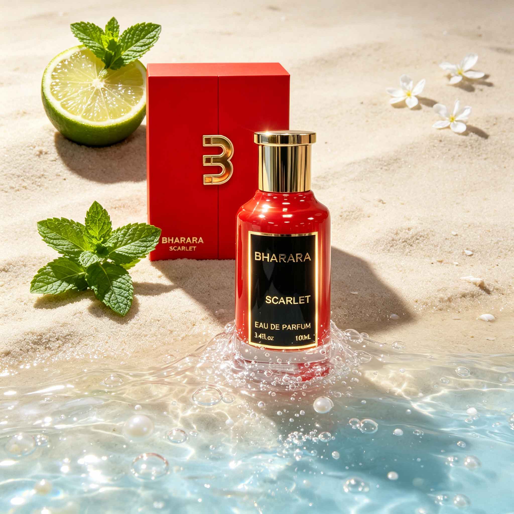 Women'S Red Formal Wear - Bharara Scarlet Eau De Parfum Captivating