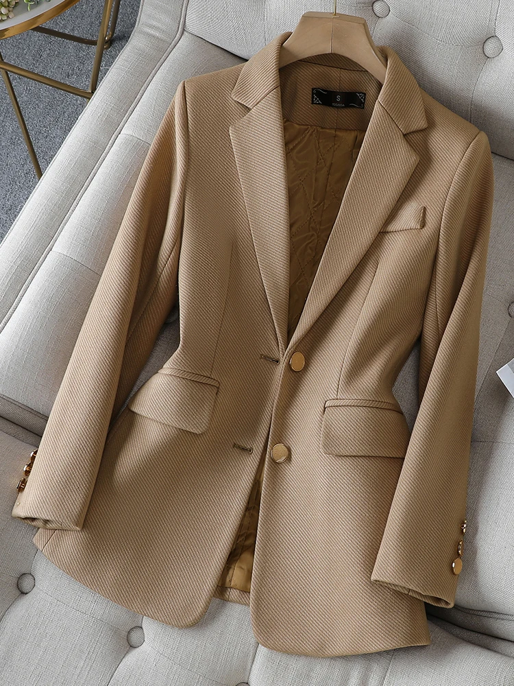 Formal Winter Wear Women Jacket - Fashion Ladies Blazer Women Green Black