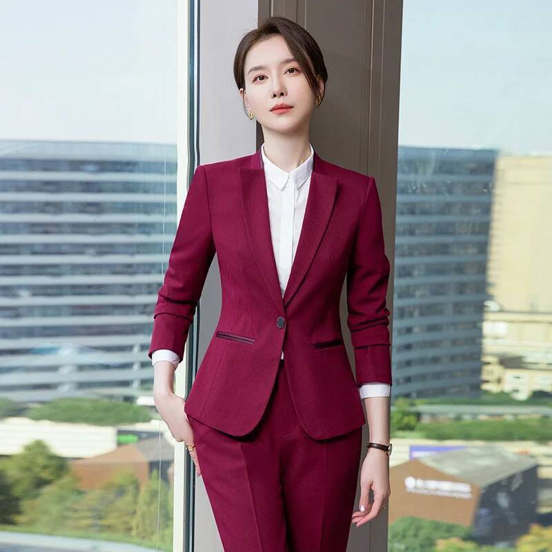 Women Formal Wear Blazer Set - Ladies Office Work Wear Suits Formal