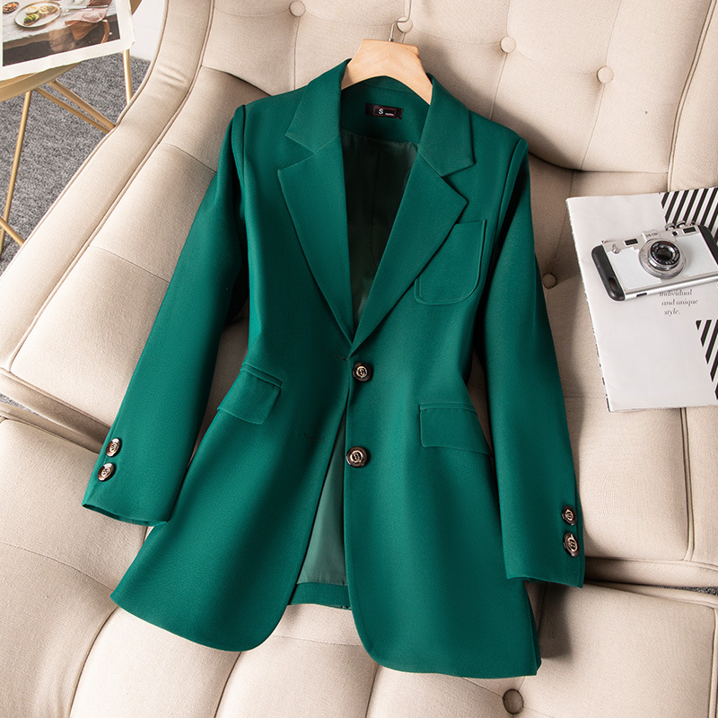 Formal Winter Wear Women Jacket - Blue Black Green Women Formal Blazer