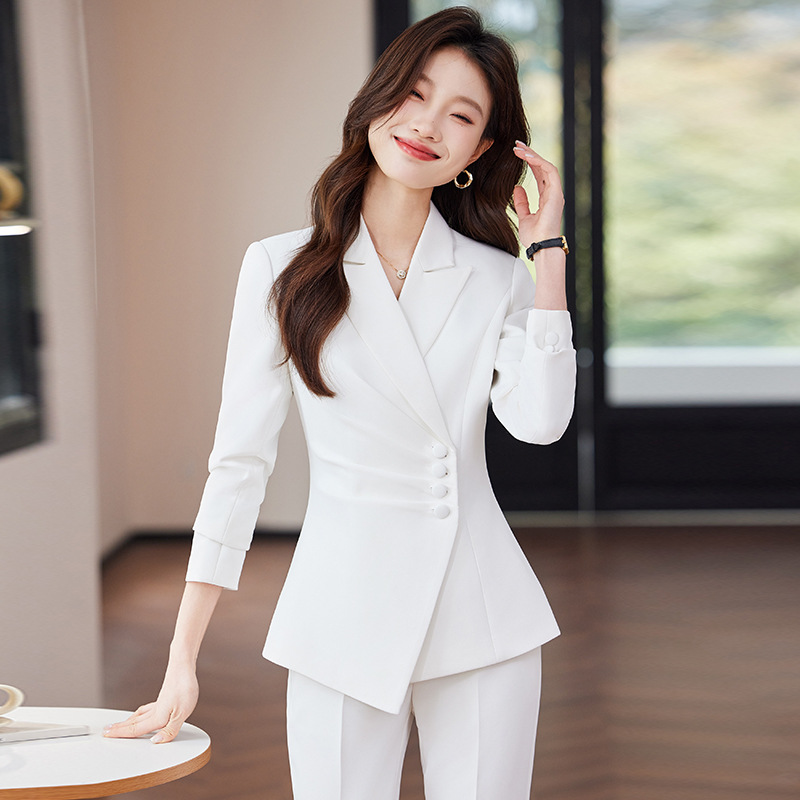 White women's business suit, p - огляд і ціна Women Formal Wear Shirt And Pant
