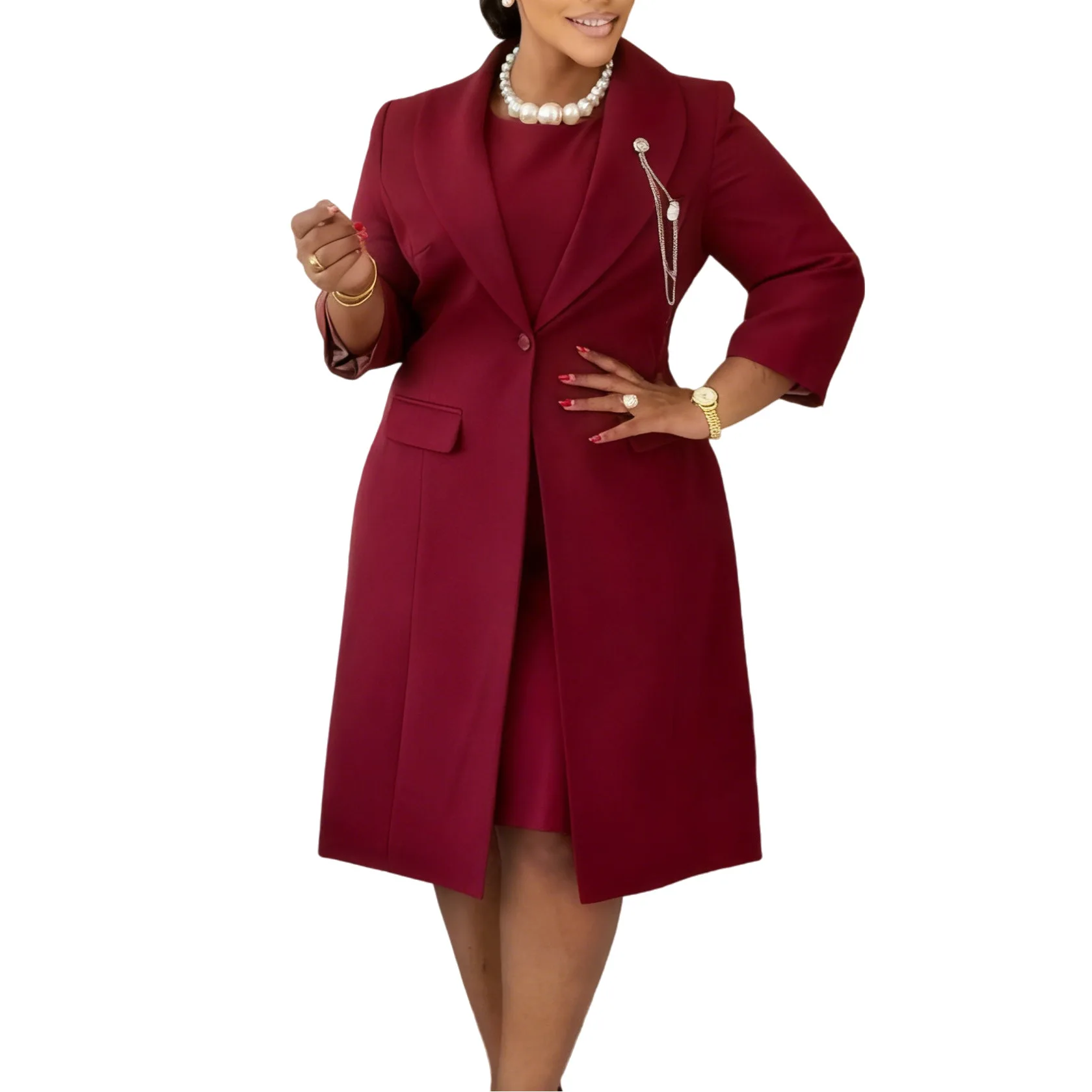 Office Ladies Elegant Two Piec - огляд і ціна Women Formal Wear Dubai