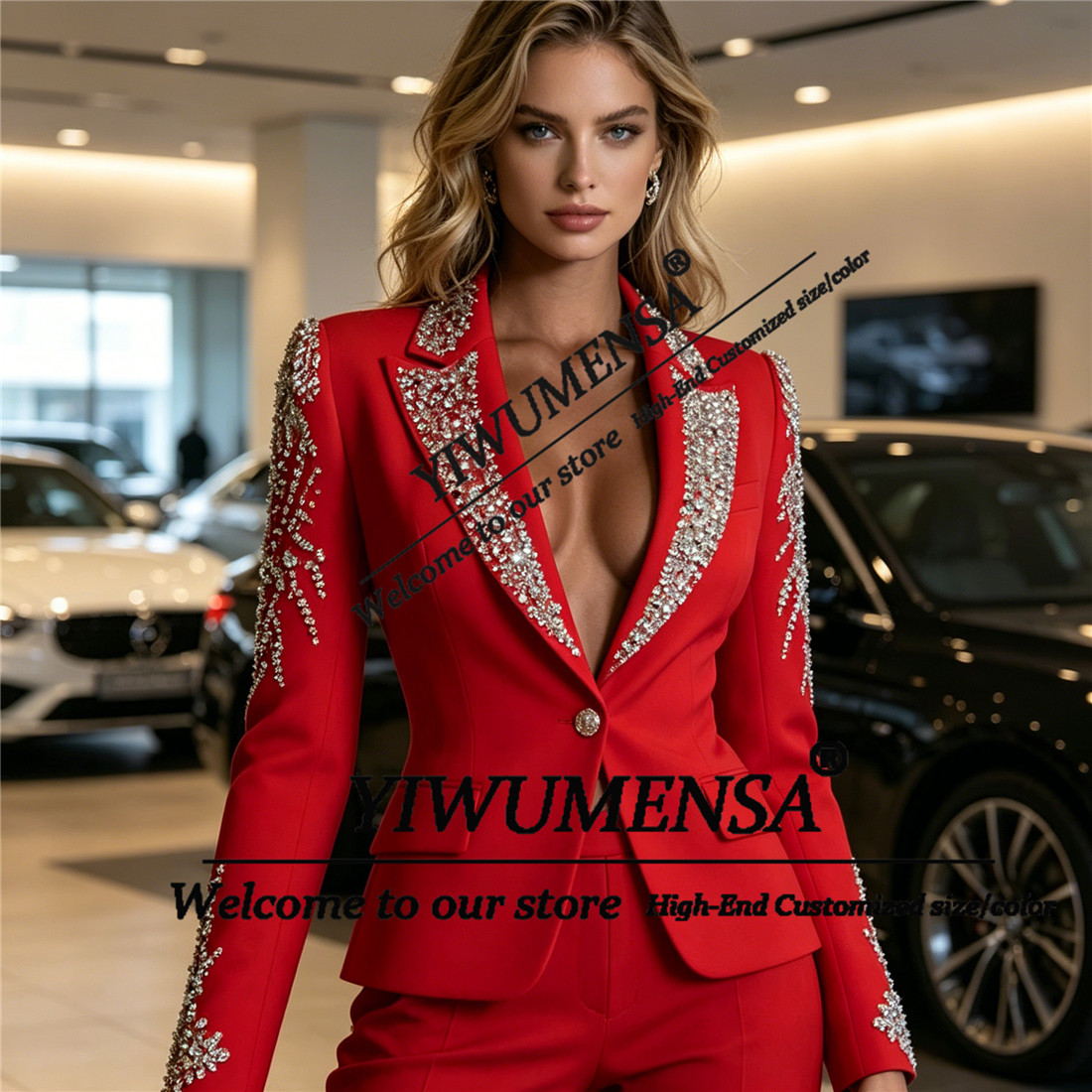 Luxury Women Suits 2 Pieces Se - огляд і ціна Blazer Set Women Formal