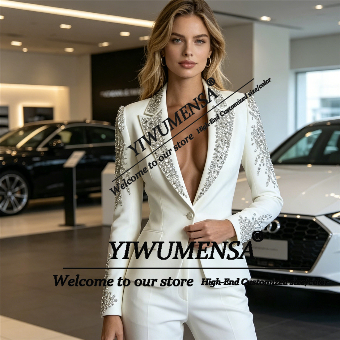 Luxury Women Suits 2 Pieces Se - огляд і ціна Blazer Set Women Formal