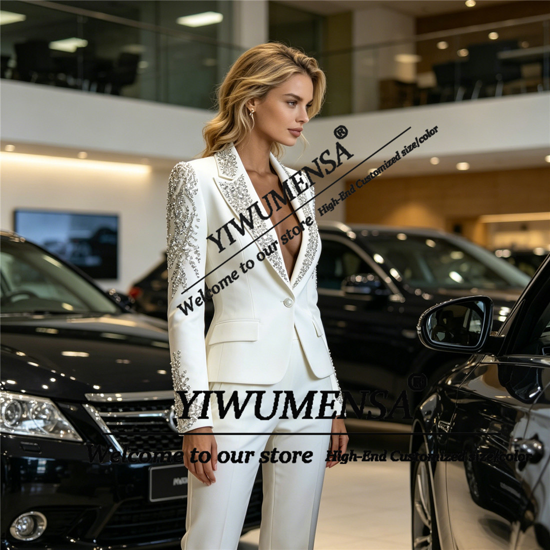 Luxury Women Suits 2 Pieces Se - огляд і ціна Blazer Set Women Formal