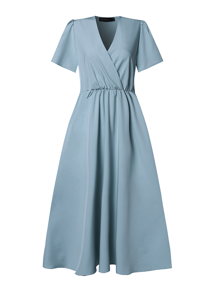 ZANZEA 2024 Elegant Short Slee - огляд і ціна Women Formal Wear Zara