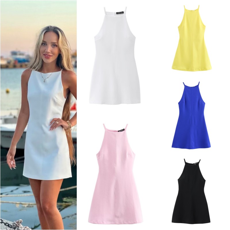 Interlock halter Dress ETJ 202 - огляд і ціна Women Formal Wear Zara