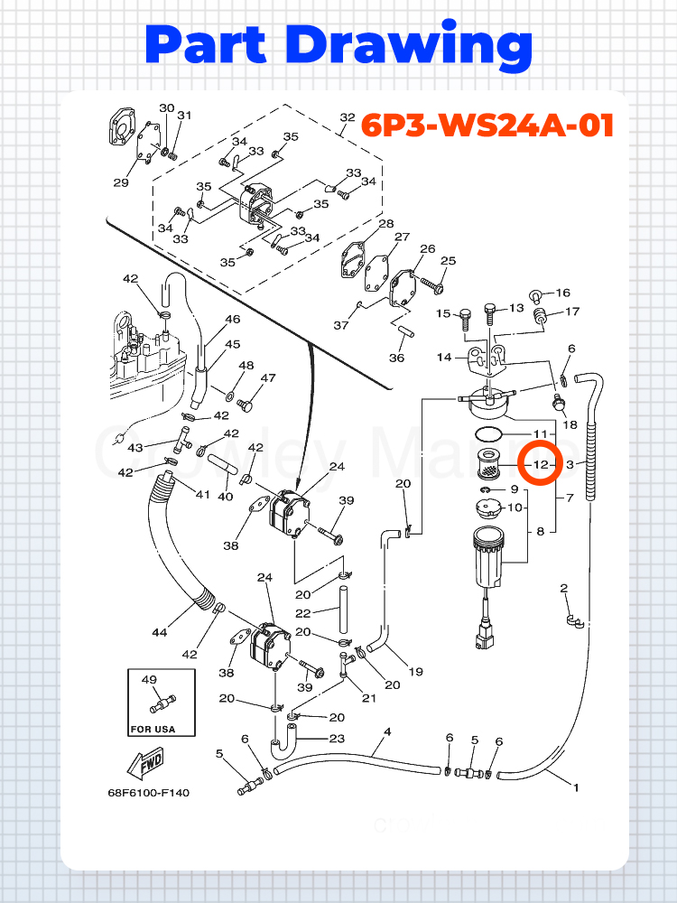 Fuel Filter Element 15412-93J1 - огляд і ціна K&G Women'S Formal Wear