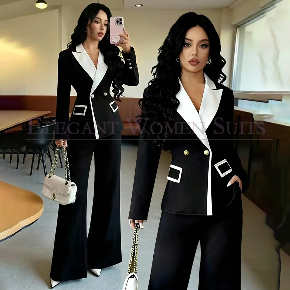 Luxury Black Women's Suits 2 P - огляд і ціна Blazer Set Women Formal