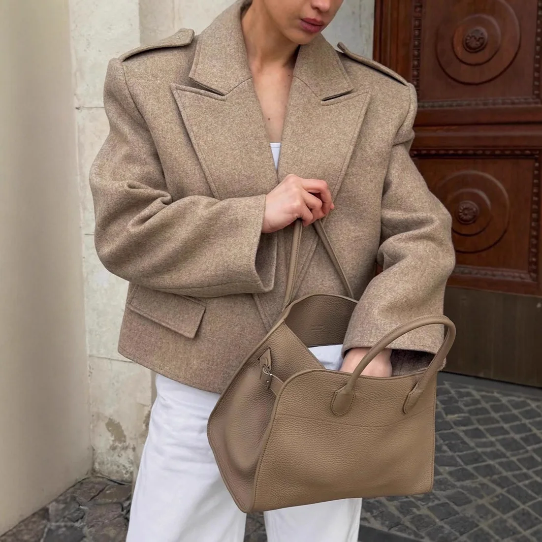 Women's Tweed Shoulder Pad Sui - огляд і ціна Women Formal Wear Stitching