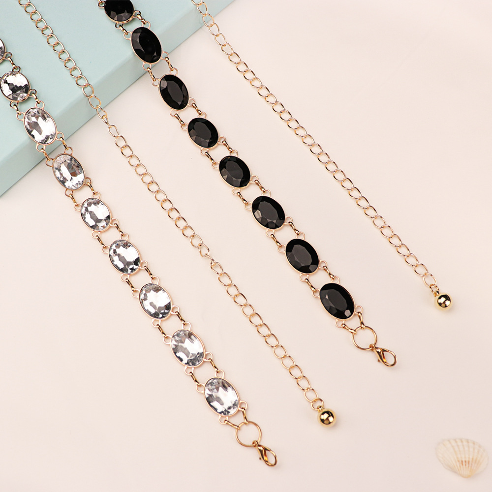 Chic Rhinestone Waist Chain Wo - огляд і ціна Women'S Formal Wear Accessories