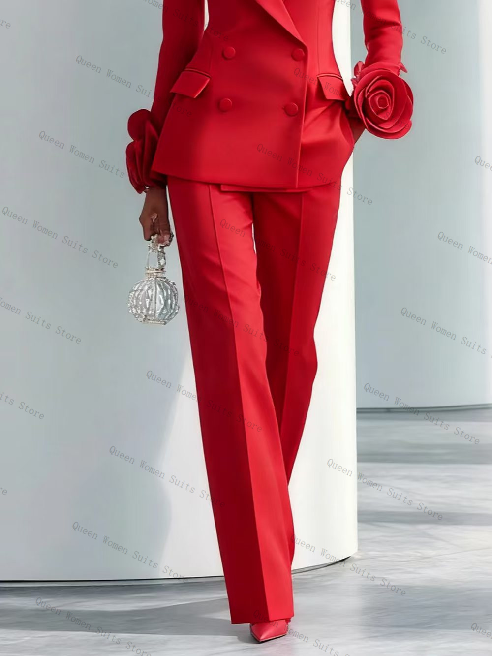 Luxury Red Women Suit Set 2 Pc - огляд і ціна Women'S Red Formal Wear