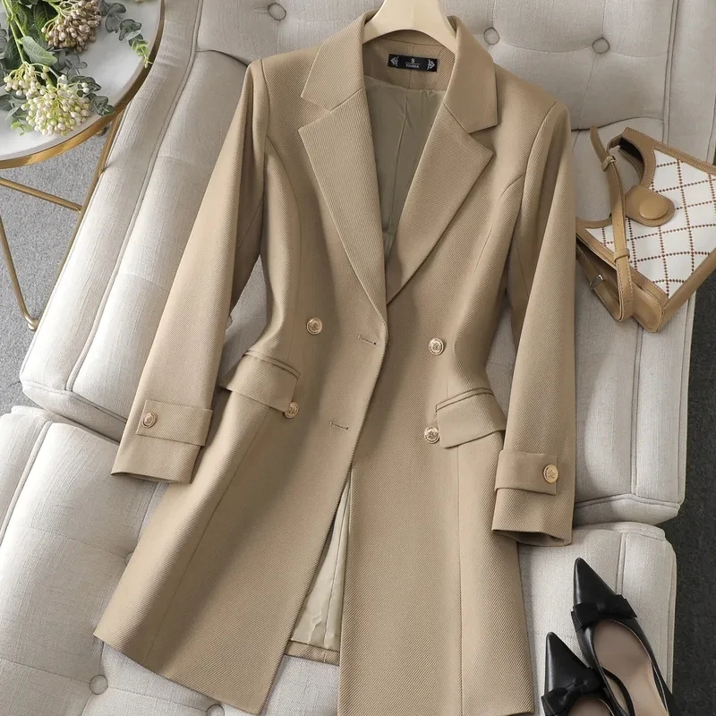 Autumn Winter Jacket Women Lon - огляд і ціна Women Formal Wear Business