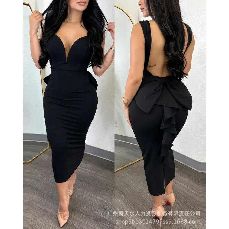New Women's Backless Ruffles P - огляд і ціна Women Formal Wear Zara