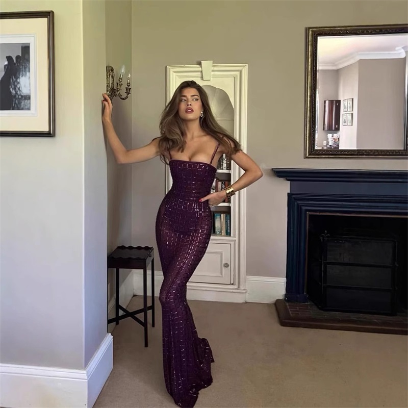Purple Crystal Women Prom Dres - огляд і ціна Women'S Red Formal Wear