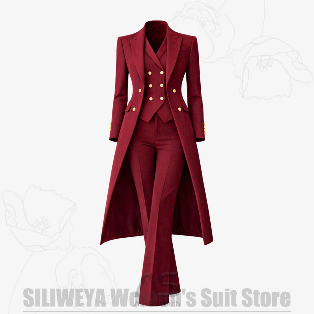 Women's Suit 3 Piece Double Br - огляд і ціна Women Formal Wear Shirt And Pant