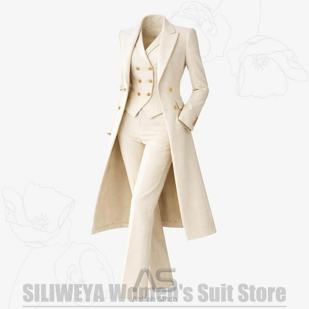 Women's Suit 3 Piece Double Br - огляд і ціна Women Formal Wear Shirt And Pant