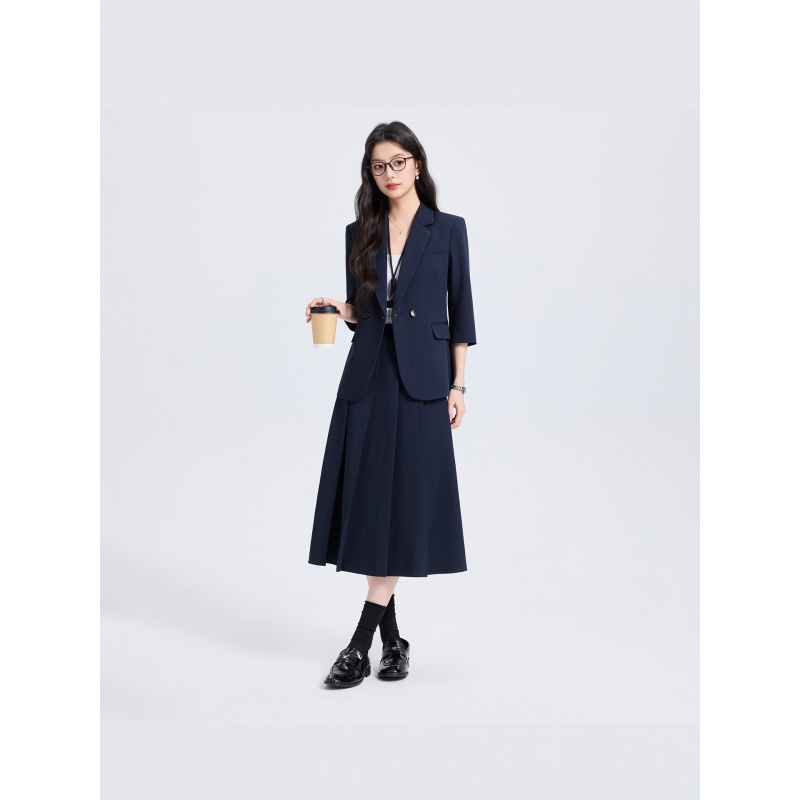 Navy Blue Women's Suit Set for - огляд і ціна Women Formal Wear Shirt And Pant