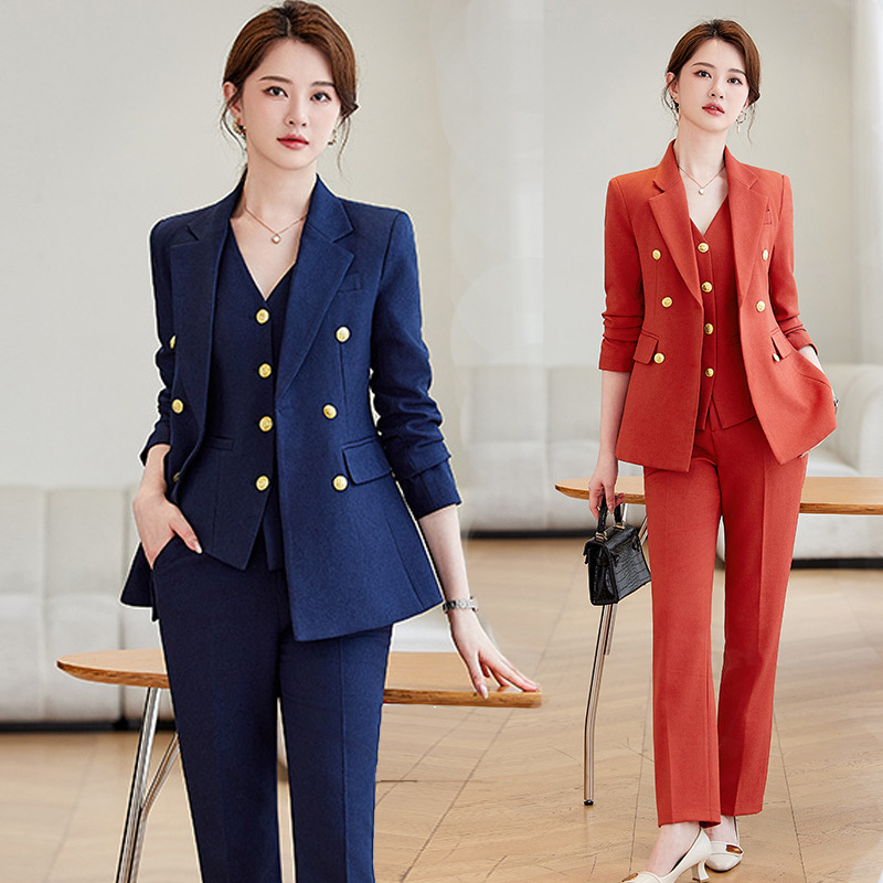 Navy Blue Suit Set for Women,  - огляд і ціна Women Formal Wear Shirt And Pant
