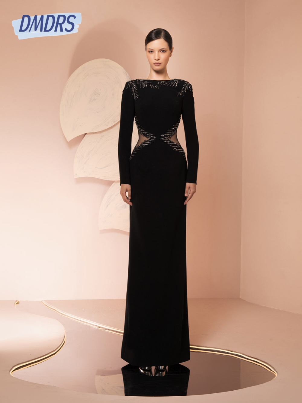 Black Cut Out Evening Dress Cl - огляд і ціна Women Formal Wear Dubai