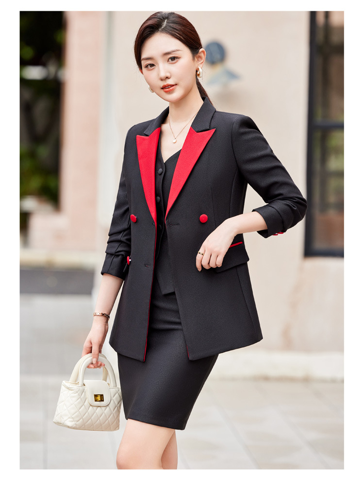 2024 Elegant Red Black Women P - огляд і ціна Women Formal Wear Shirt And Pant