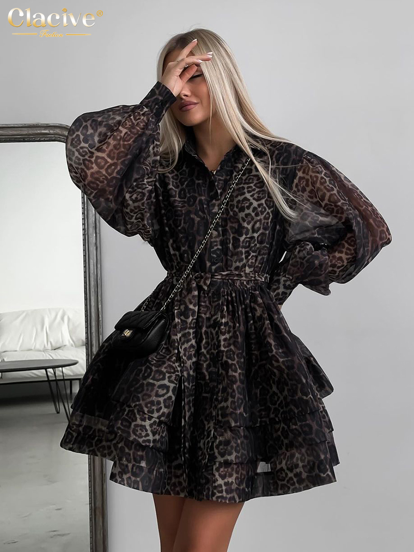 Clacive Fashion Leopard Print  - огляд і ціна Women Formal Wear Zara