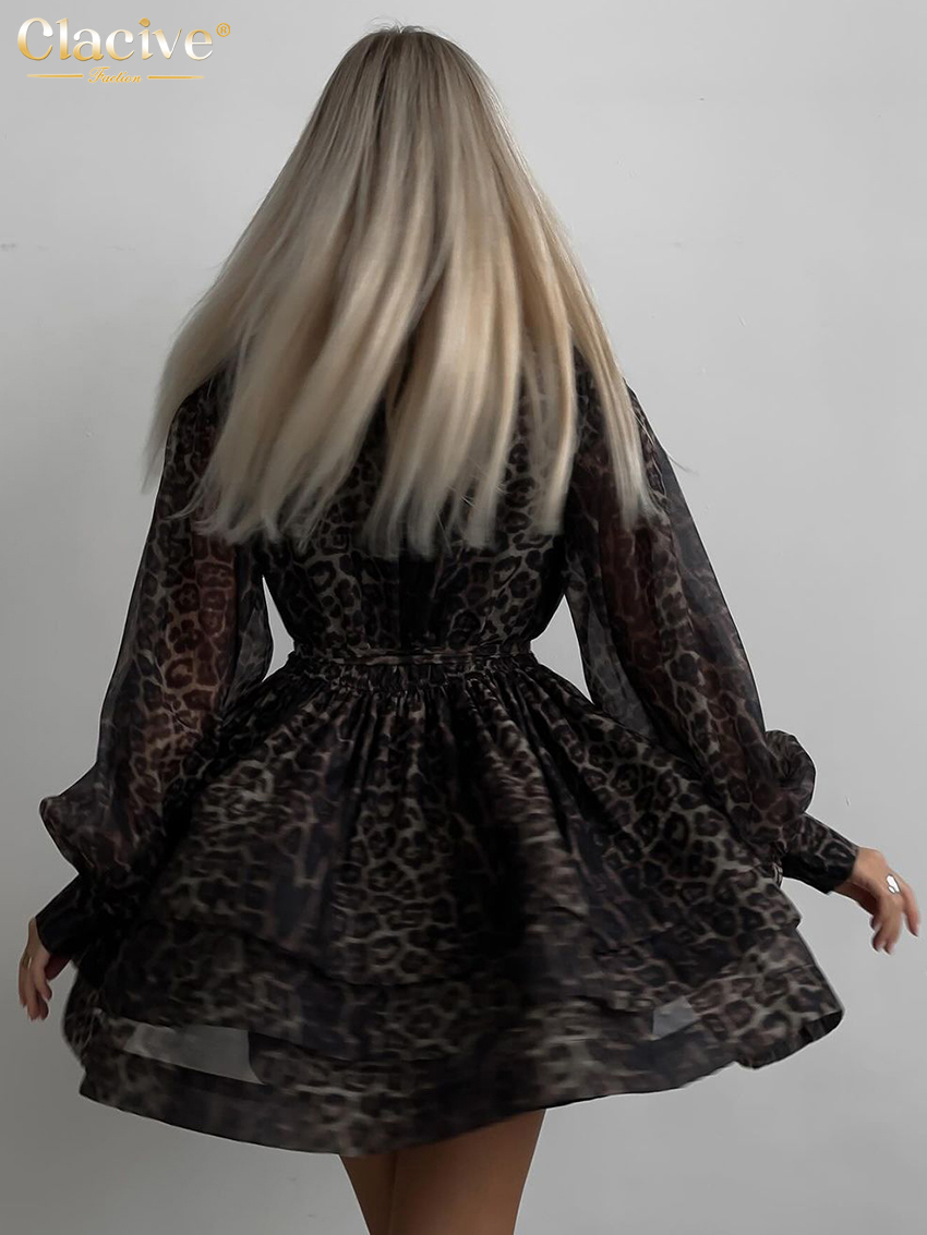 Clacive Fashion Leopard Print  - огляд і ціна Women Formal Wear Zara