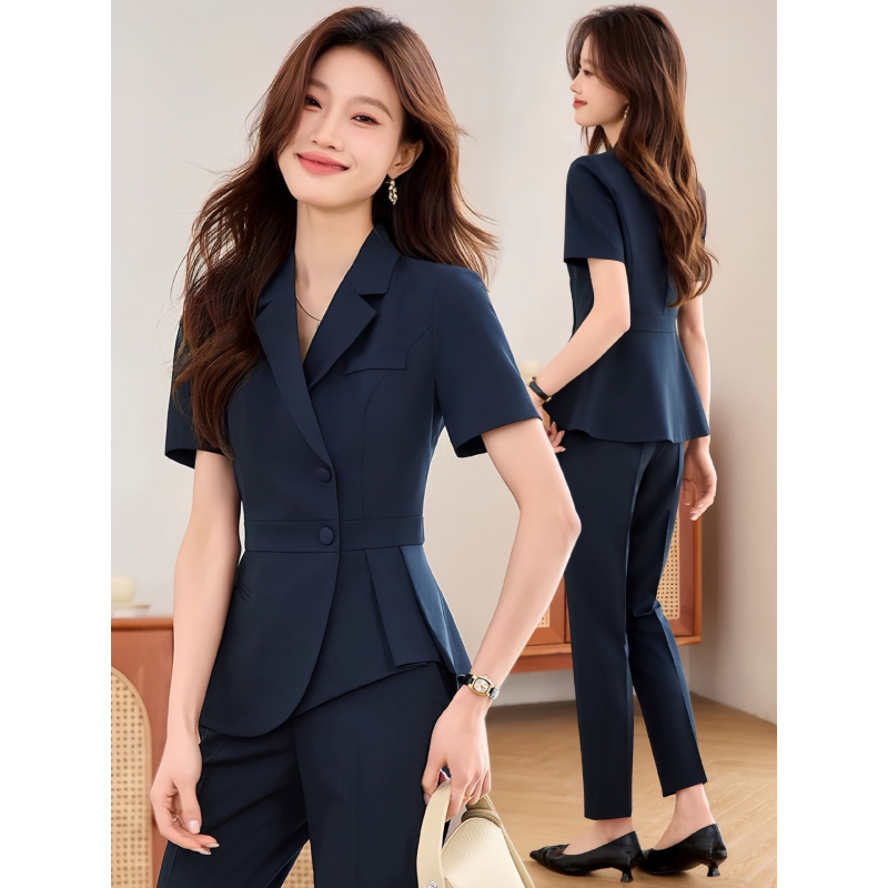 Navy blue women's thin profess - огляд і ціна Women Formal Wear Shirt And Pant